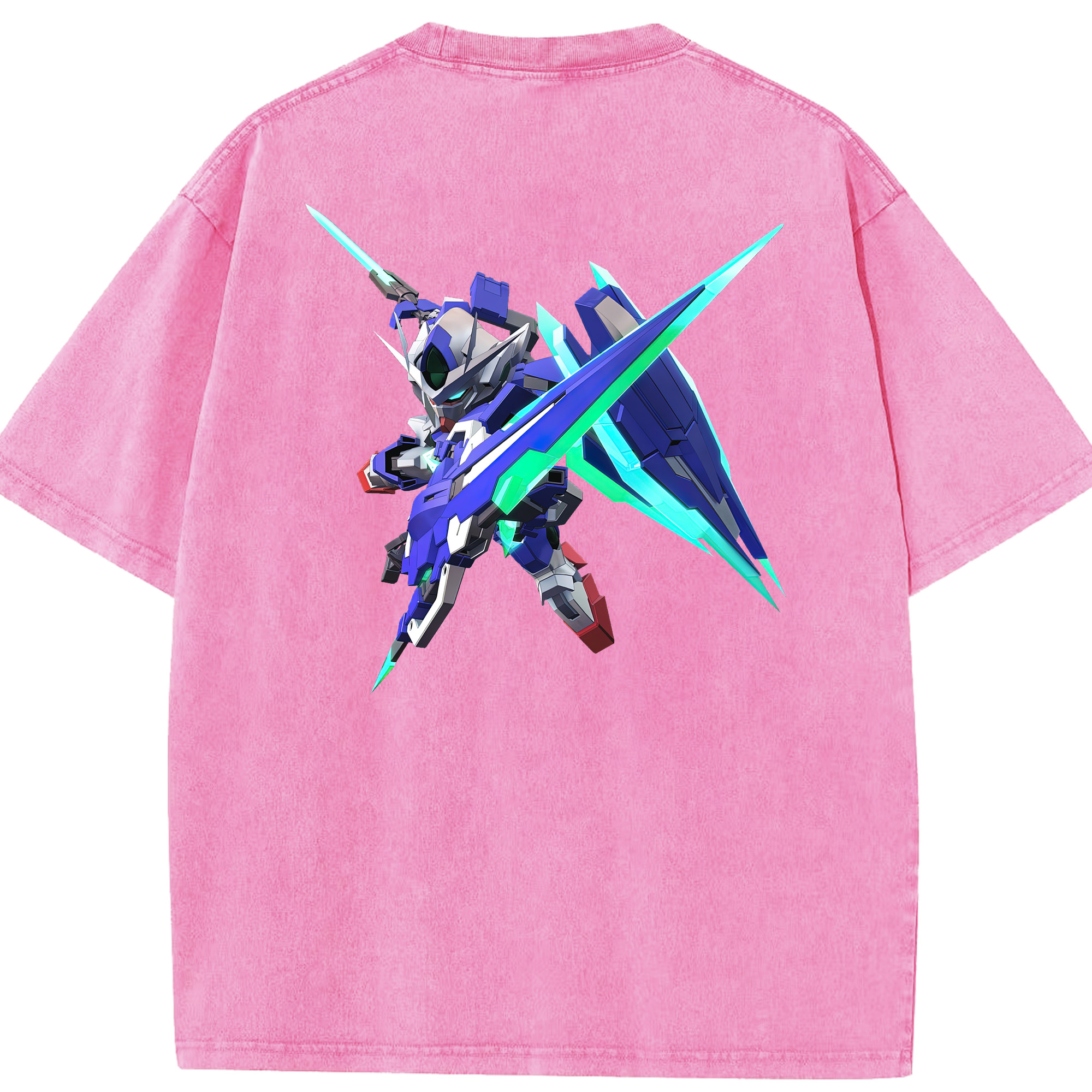 （画像用） 機動戦士ガンダム Mobile Suit Gundam 綿100% ヴィンテージ風 半袖Tシャツ（背面プリント）